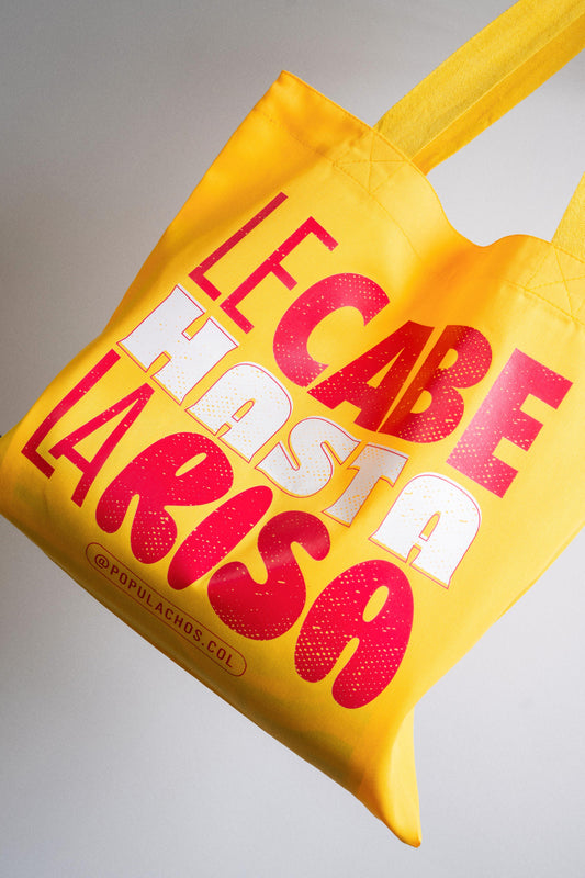Yellow Tote Bag – Colombian Design Canvas Tote