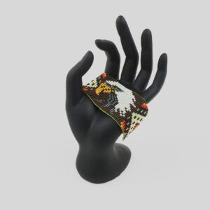 Colombian Bead Bracelet with Tribal Motifs