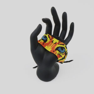 Colombian Bead Bracelet with Tribal Motifs