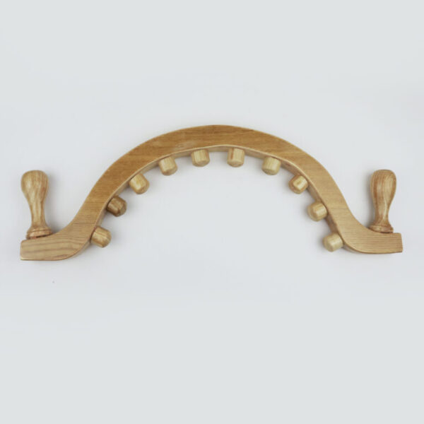 Large Wood Pins Massager For Abdomen - Image 2