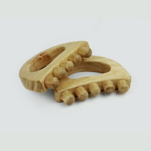 Wooden Duplex Pins Mittens For Massages