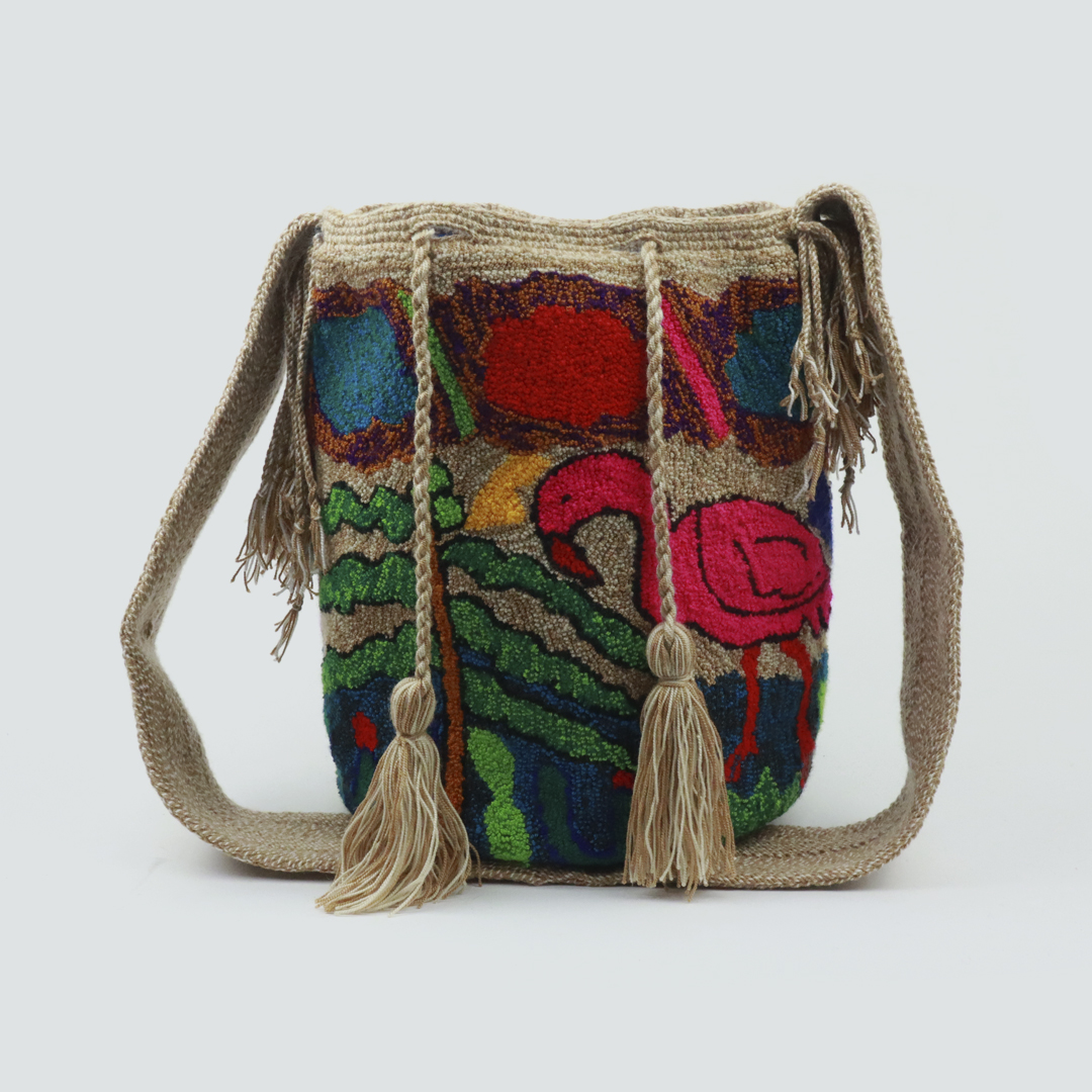 Handcraft Wayuu Backpacks Tribal Crochet Backpack