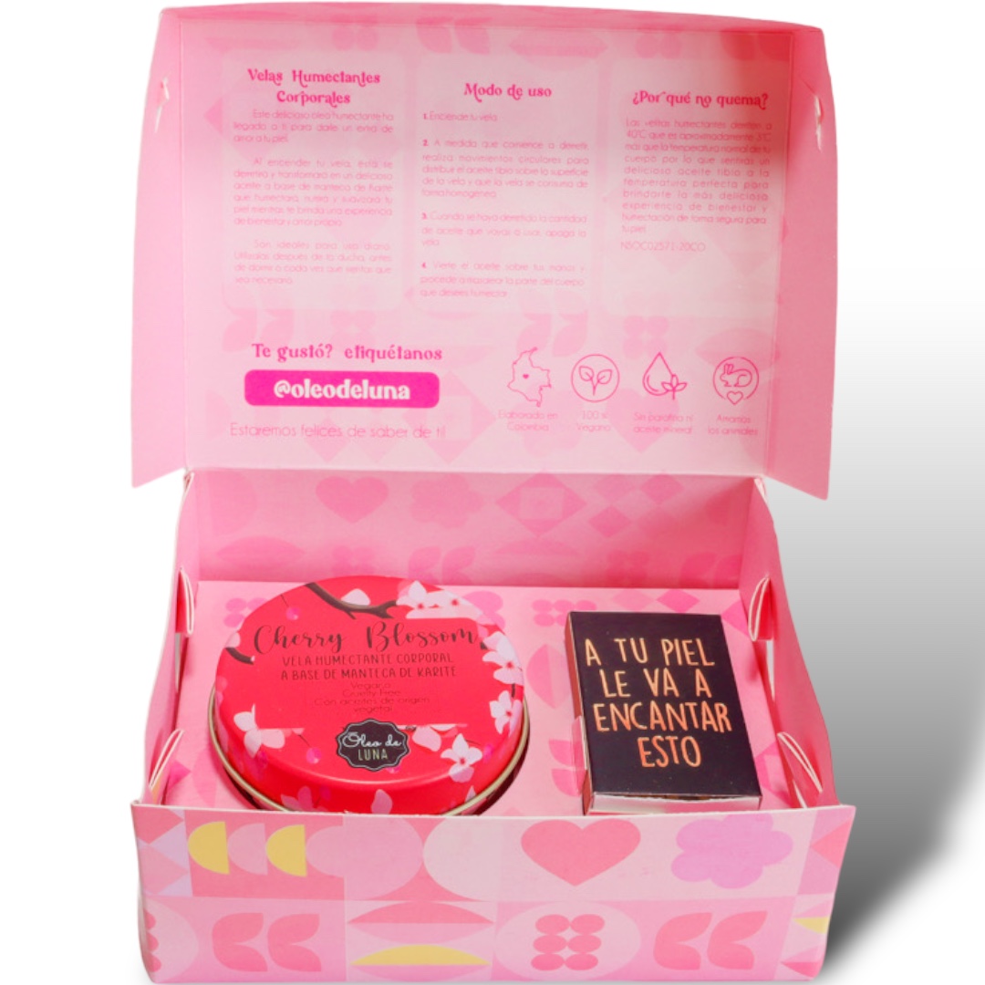 Cherry Blossom Body Moisturizing Candle - Image 4