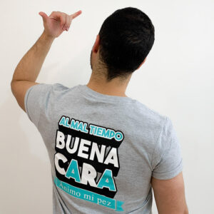 ÁNIMO MI PEZ | GRAY T-SHIRT