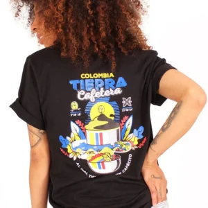 COLOMBIAN COFFEE - BLACK T-SHIRT