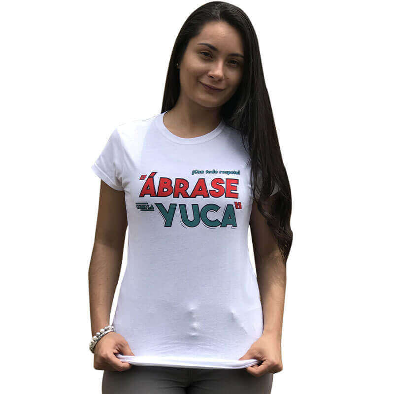 ÁBRASE COMO LA YUCA | WHITE T-SHIRT - Image 3
