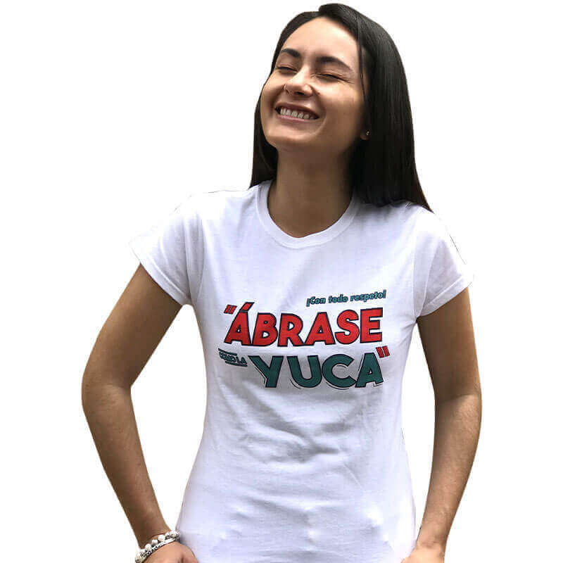 ÁBRASE COMO LA YUCA | WHITE T-SHIRT - Image 2