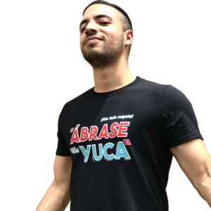 ÁBRASE COMO LA YUCA | BLACK T-SHIRT