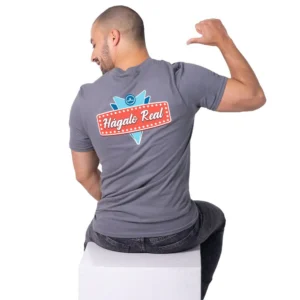 HÁGALO REAL | GRAY T-SHIRT