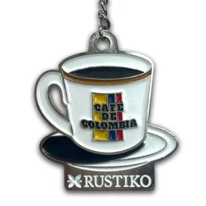 COLOMBIAN COFFEE KEYCHAIN