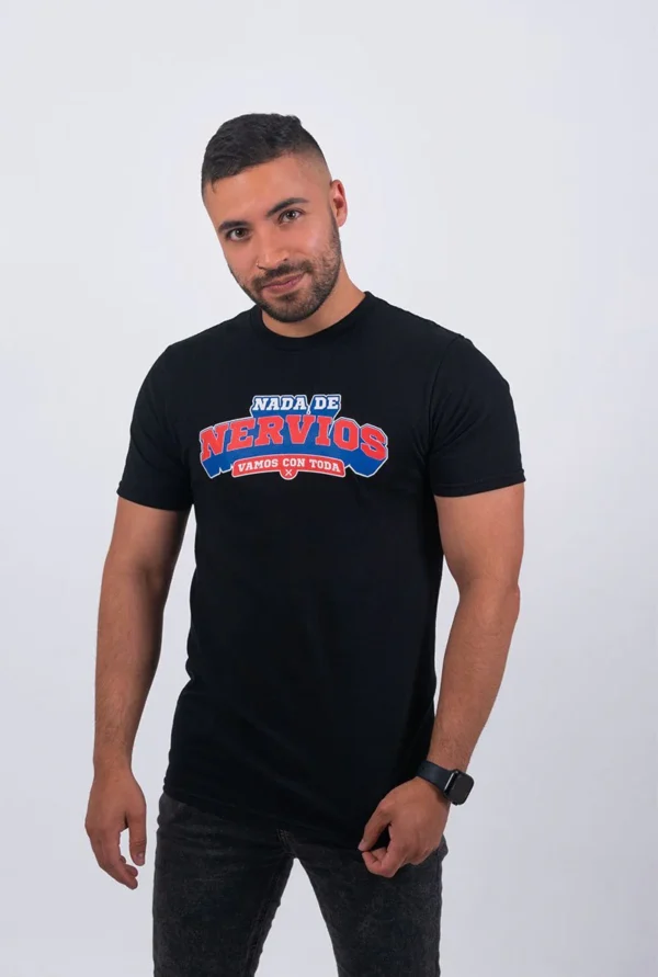 NADA DE NERVIOS | BLACK T-SHIRT - Image 5