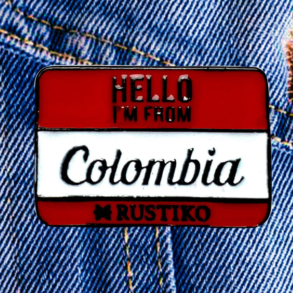 I'M FROM COLOMBIA PIN