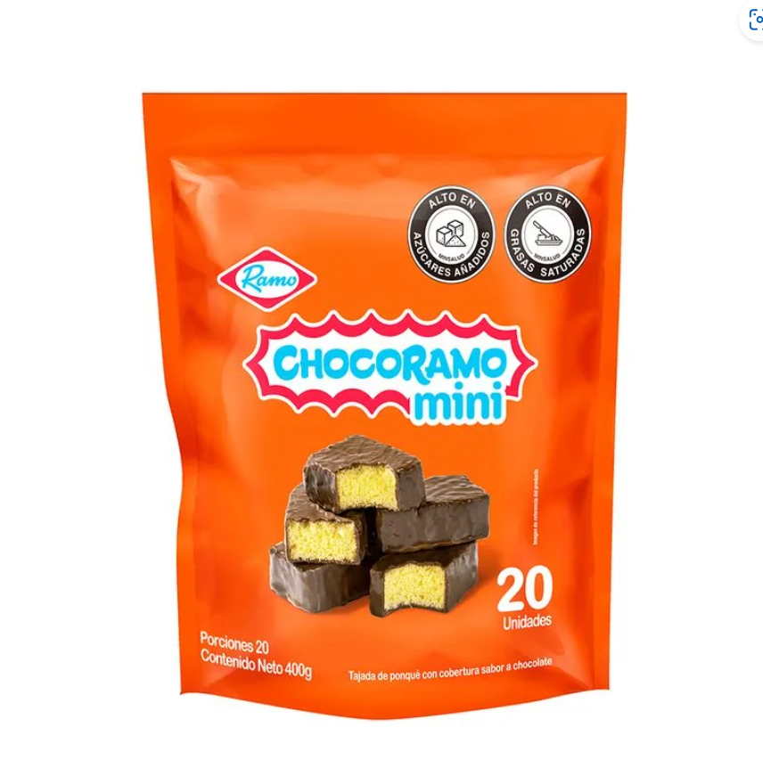 Mini Chocorramo Cake Pack 20 units