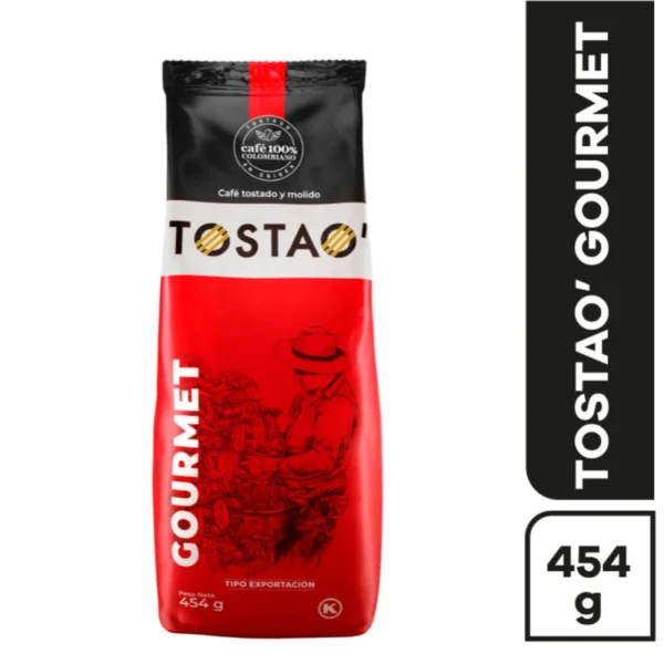 Coffee Tostao gourmet roasted ground coffee x454g