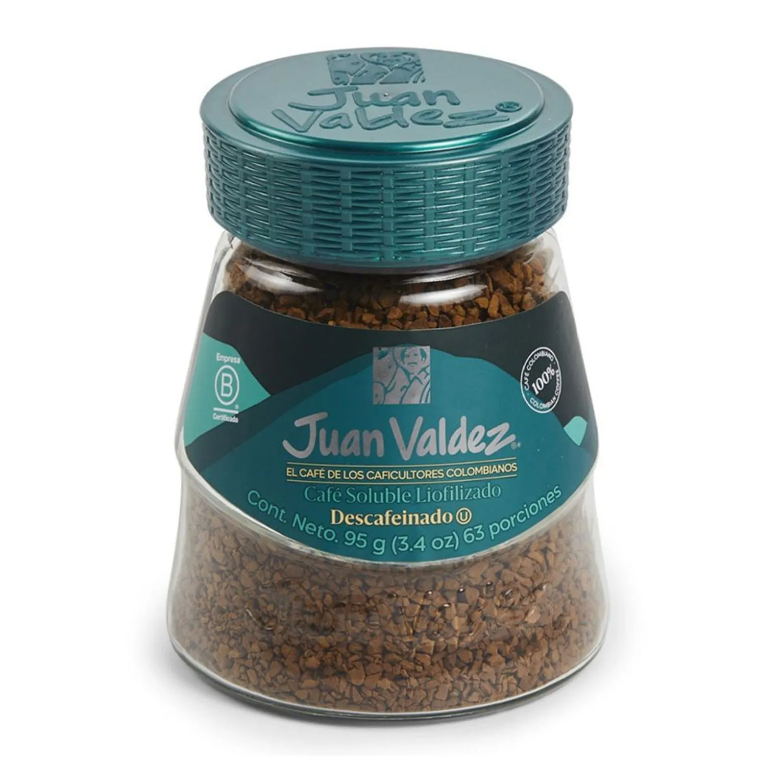 Juan Valdez Freeze-dried decaffeinated coffee x95g