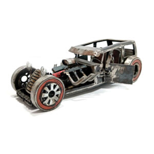 Hot Rod Car Model 2 - Recycled Material