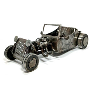 Hot Rod Car Model 3 - Recycled Material